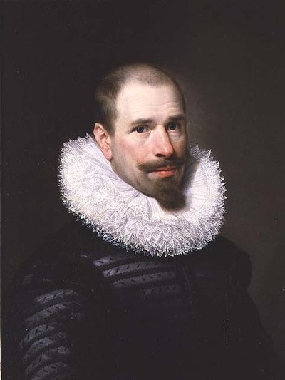 Portret van een man door Michiel Jansz van Miereveld